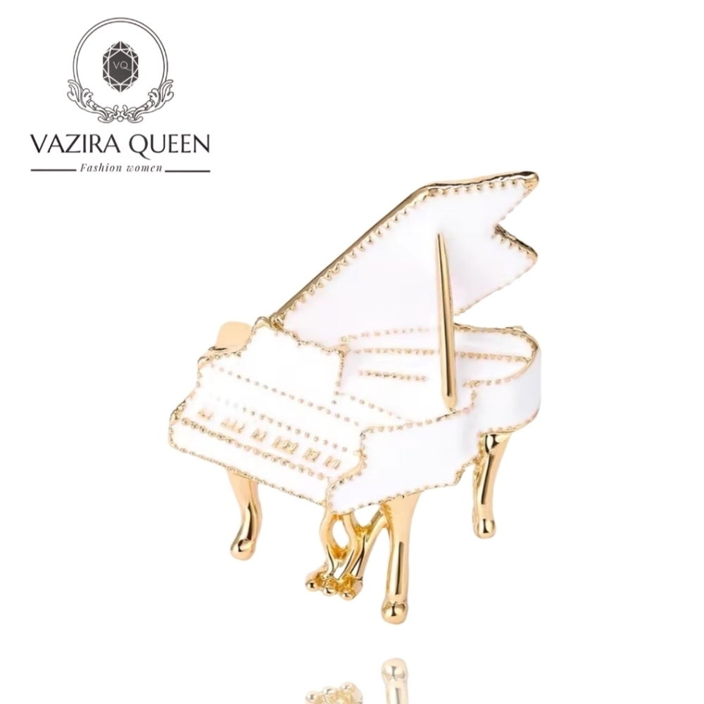 VQ Piano Brooch